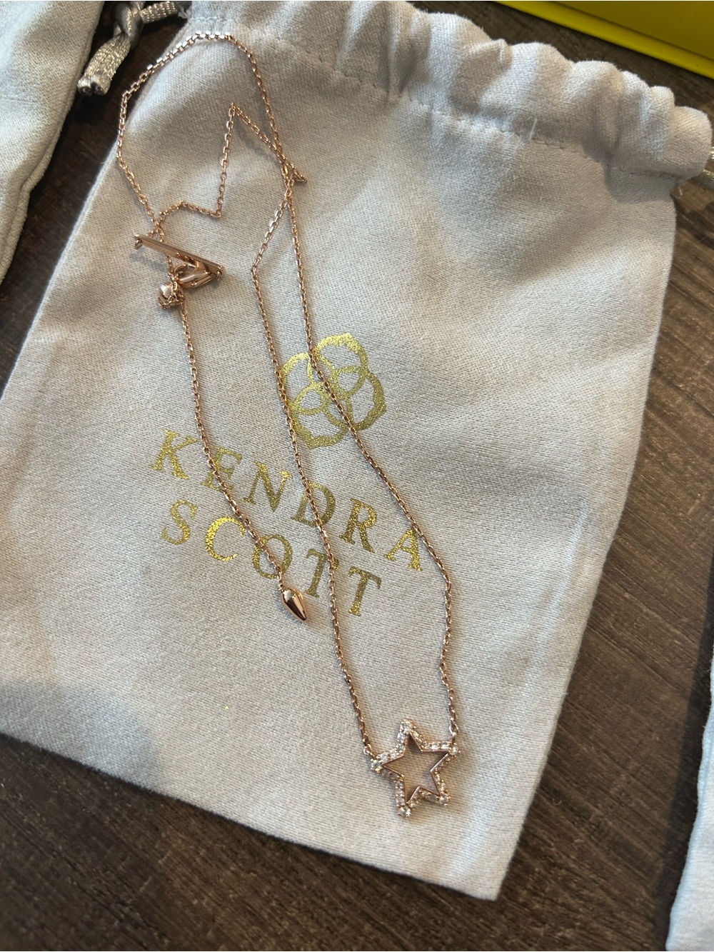 Kendra Scott Rose Gold Star Pendant Necklace